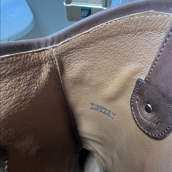 FRYE MELISSA BUTTON LUG TALL PULL ON BOOT in BROWN Sz 7 NWOT Msrp $358 - Picture 14 of 14